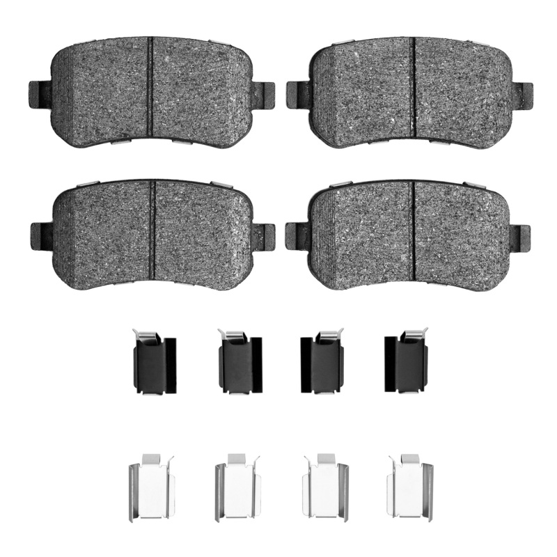 Chrysler Town & Country Brake Pads - Rear - R1 Concepts - Ceramic - `08-`12